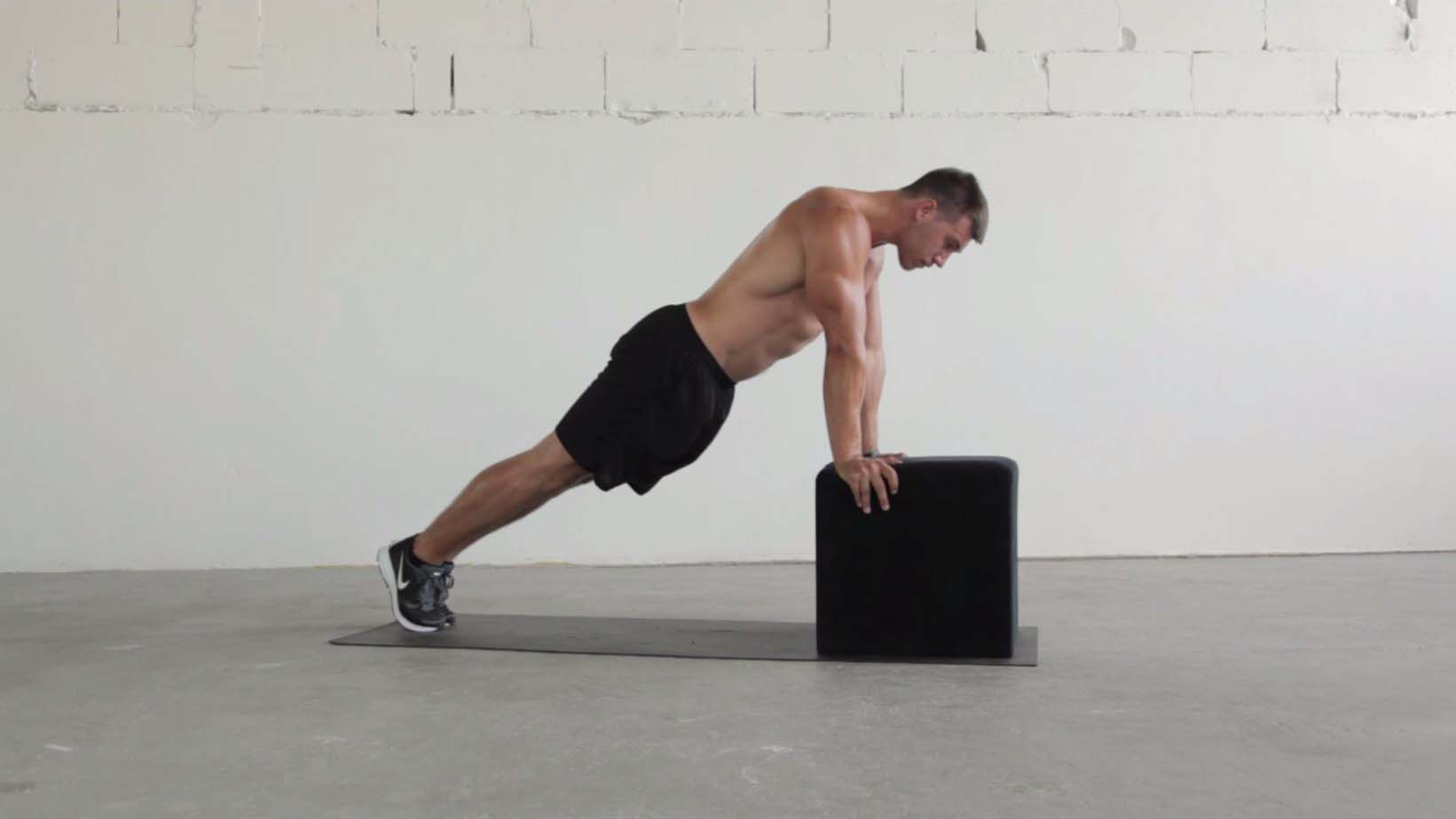 Explosive Incline Push Ups